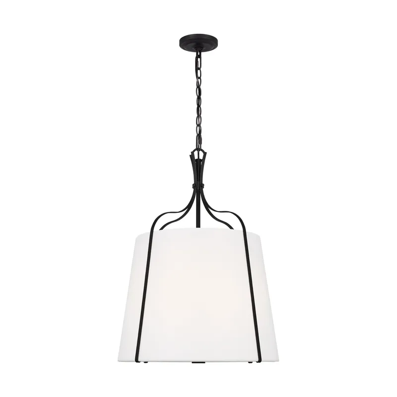Alexa Hampton Leander Medium Hanging Shade in Smith Steel
