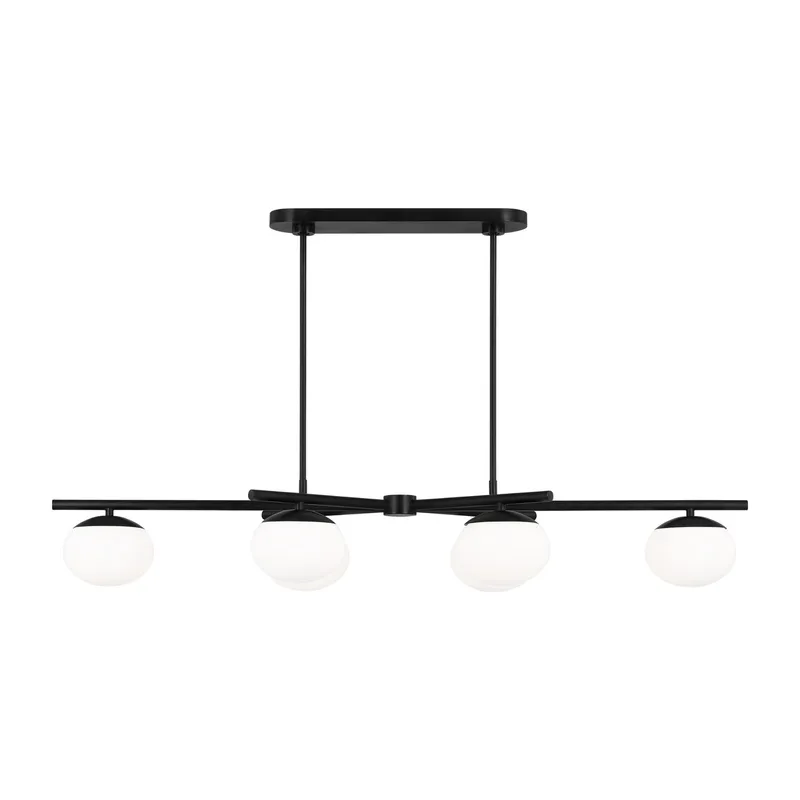 Ellen DeGeneres Lune Medium Linear Chandelier in Aged Iron