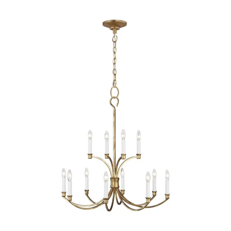 Chapman & Myers Westerly Medium Chandelier in Antique Gild