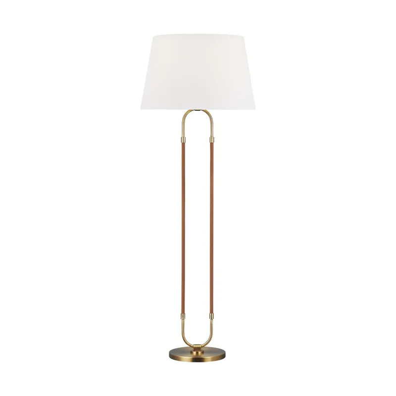 Lauren Ralph Lauren Katie Floor Lamp in Time Worn Brass