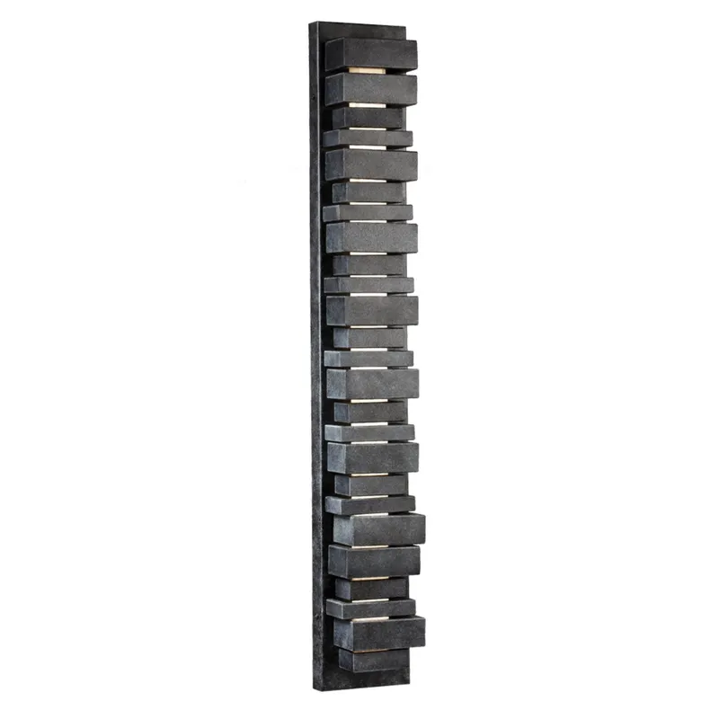 Sean Lavin Ledgend Large LED Outdoor Sconce in Dark Weathered Zinc