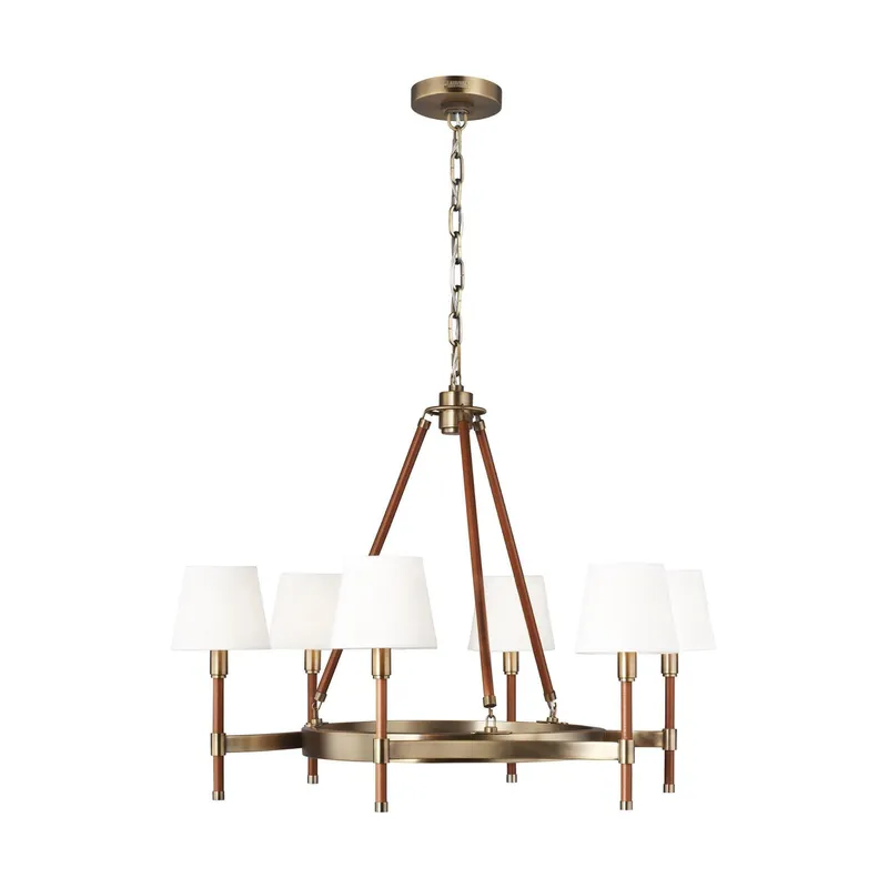 Lauren Ralph Lauren Katie Medium Chandelier in Time Worn Brass