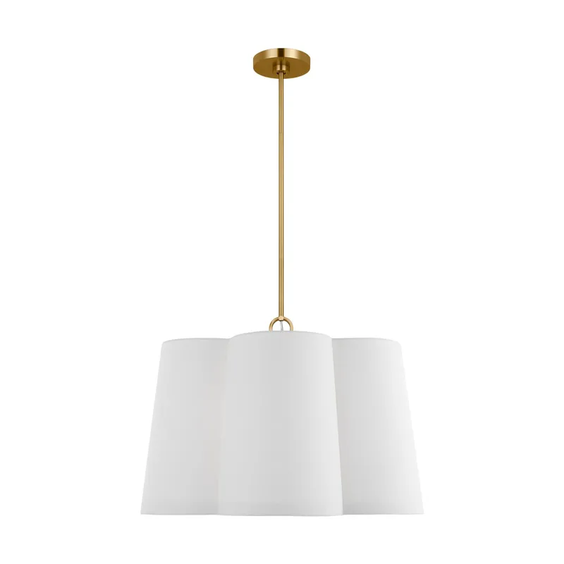 kate spade new york Bronte Large Hanging Shade in Burnished Brass