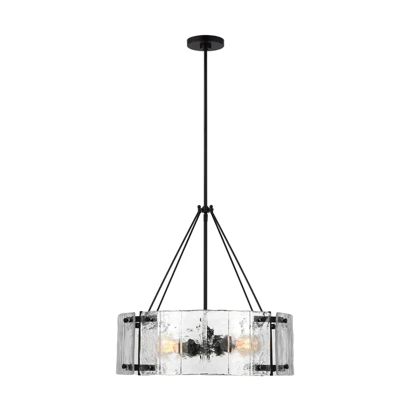 Alexa Hampton Calvert Medium Chandelier in Aged Iron