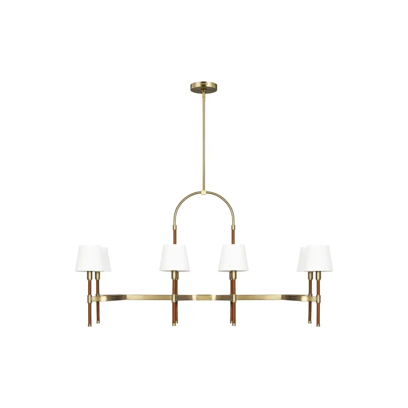 Lauren Ralph Lauren Katie Linear Chandelier in Time Worn Brass