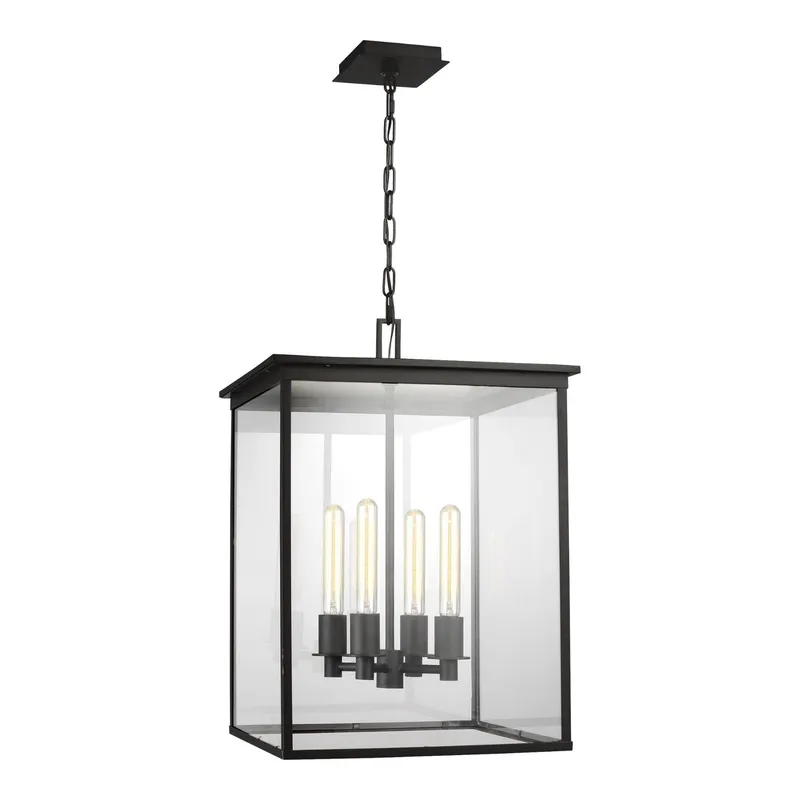 Chapman & Myers Freeport Medium Outdoor Pendant in Heritage Copper