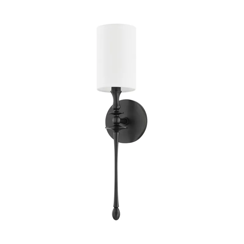 Guilford 1-Light Wall Sconce in Distressed Bronze 4.75W x 19.75H