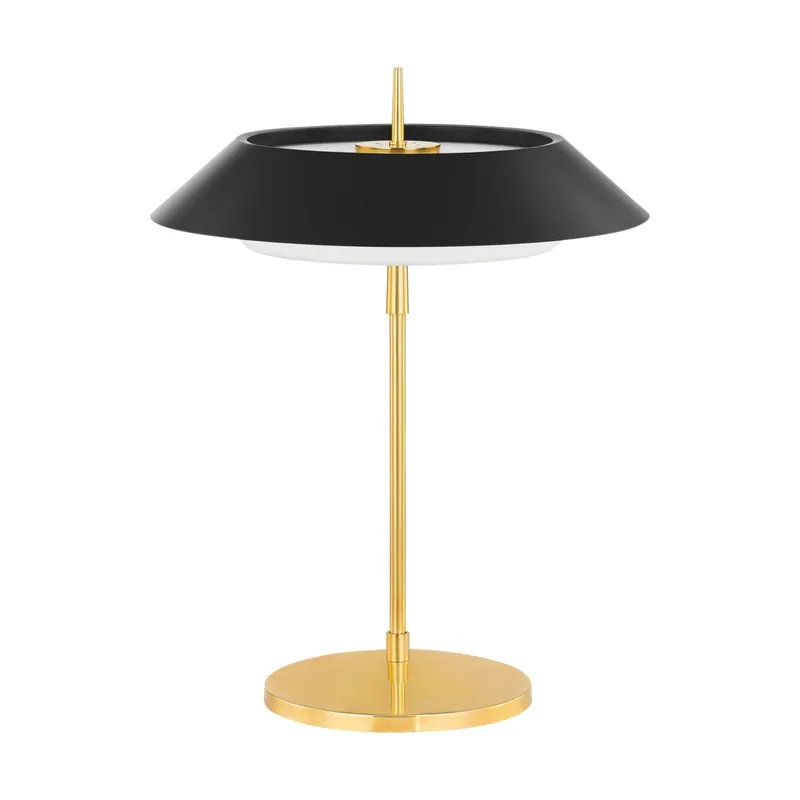 Westport 3-Light Table Lamp in Aged Brass 18W x 23.25H