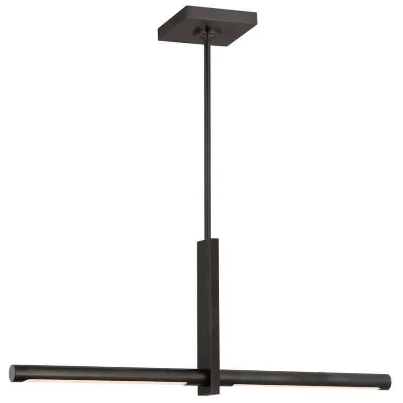 Kelly Wearstler Axis 24" Linear Pendant in Bronze Ceiling Light W24"