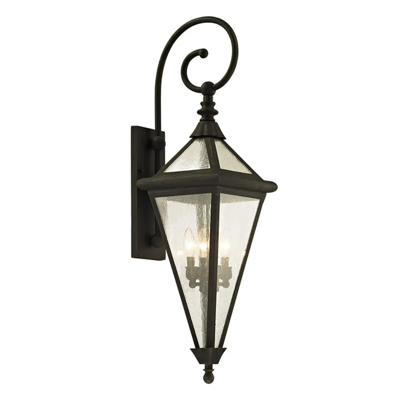Geneva 4-Light Exterior Wall Sconce in Vintage Bronze 10W x 36.5H