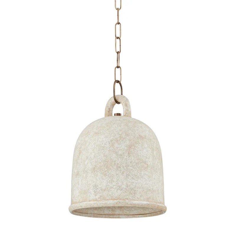 Relic 1-Light Pendant in Patina Brass by Lauren Liess 15L x 12.25W x 15H