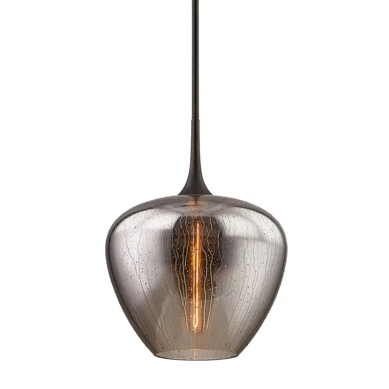 West End 1-Light Pendant in Vintage Bronze 16W x 21.25H