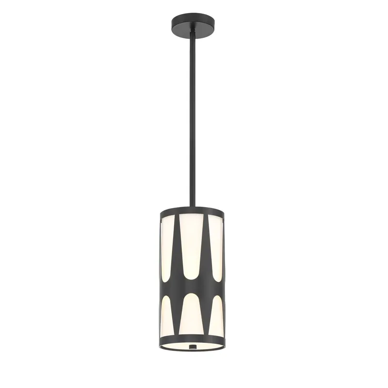 Royston 7'' Black Pendant Black 7"W x 14.75"H x 7"D