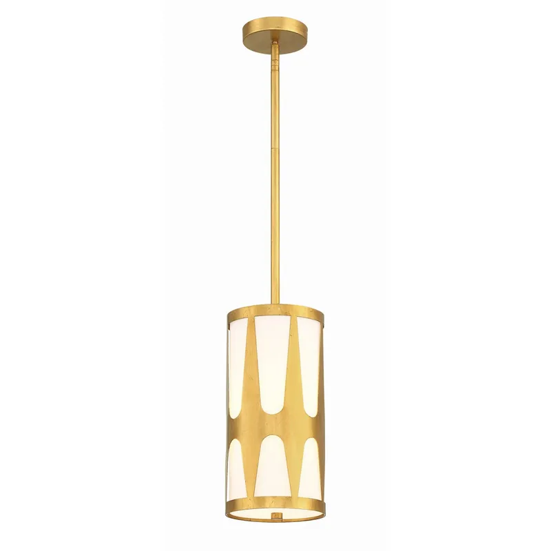 Royston 7'' Antique Gold Pendant Gold 7"W x 14.75"H x 7"D