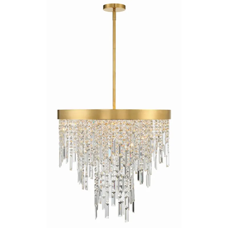 Winfield 24'' Antique Gold Chandelier Gold 24"W x 24"H x 24"D