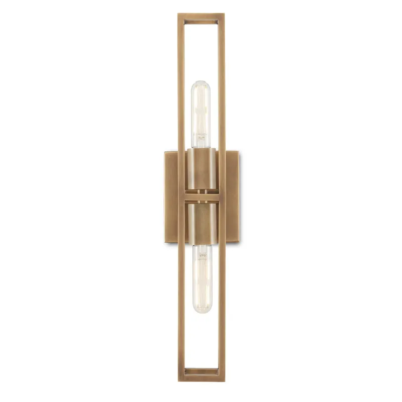 Bergen Brass Wall Sconce - Antique Brass