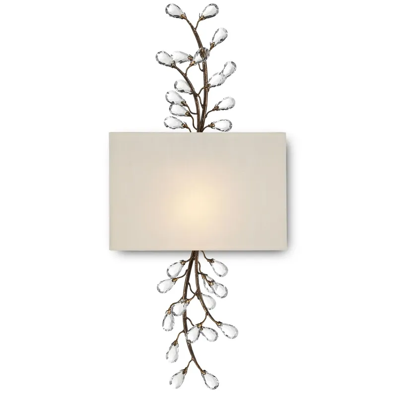 Crystal Bud Tall Wall Sconce - Cupertino