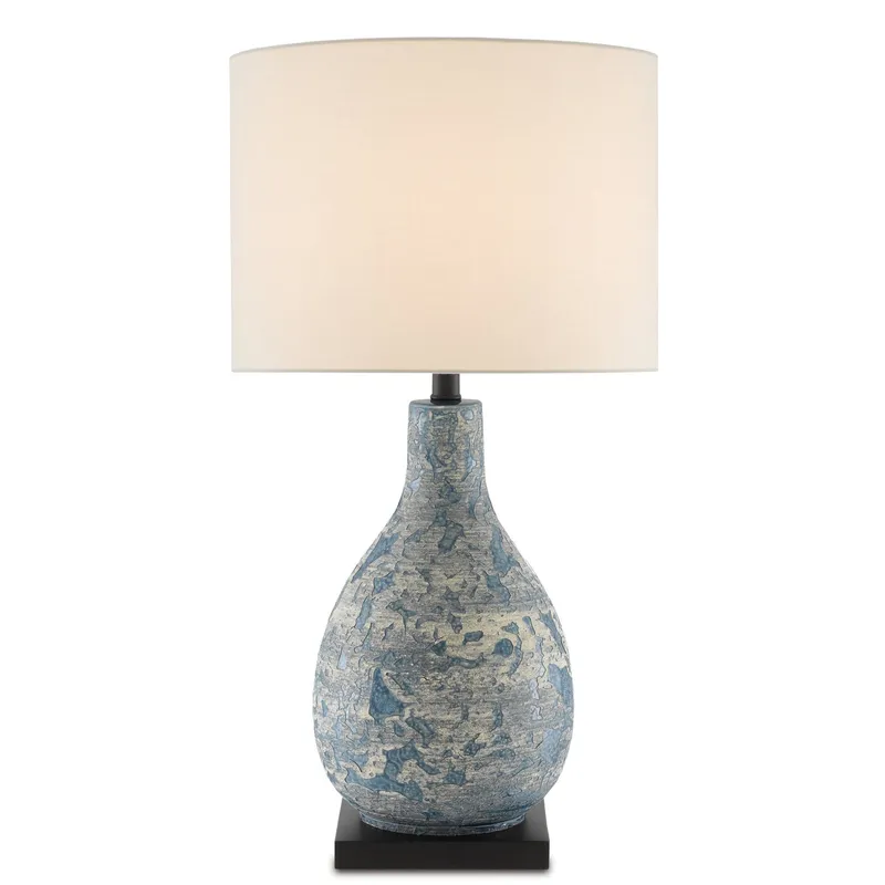 Ostracon Blue Table Lamp - Vintage Blue