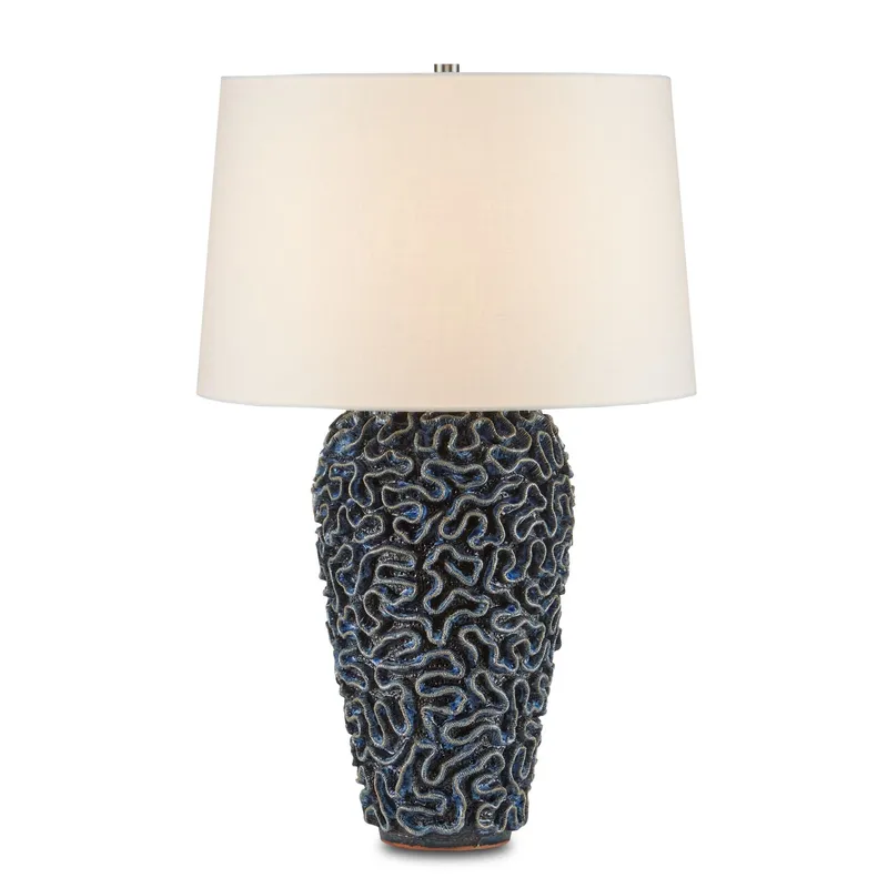 Milos Blue Table Lamp - Blue