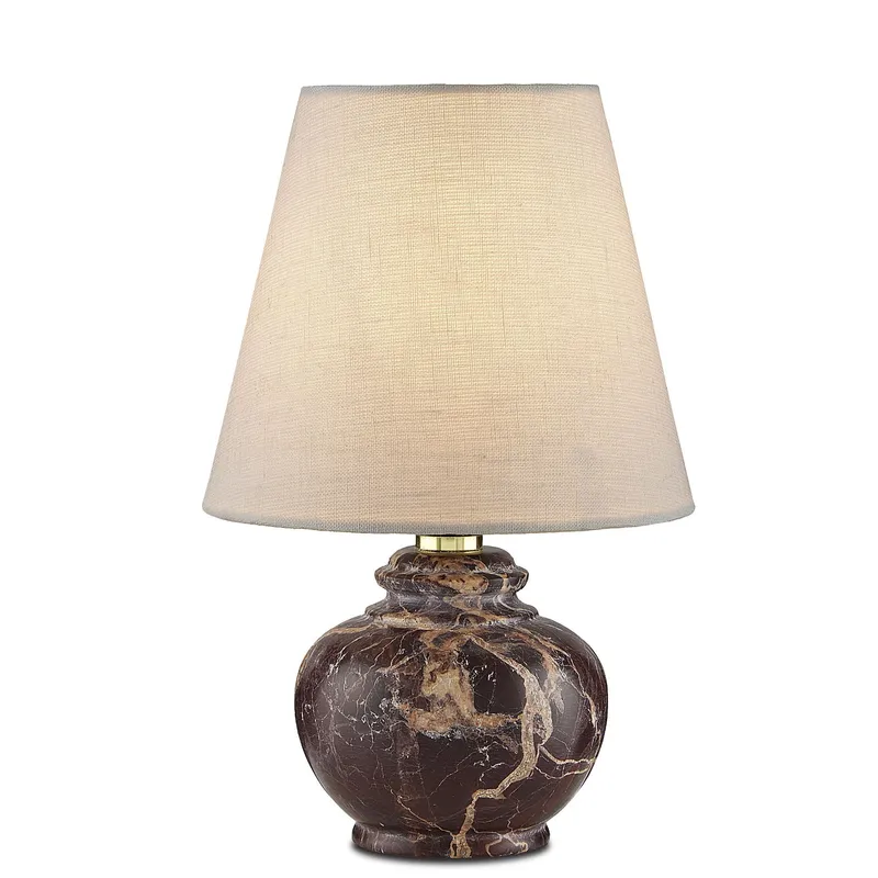 Piccolo Brown Mini Table Lamp - Oxblood