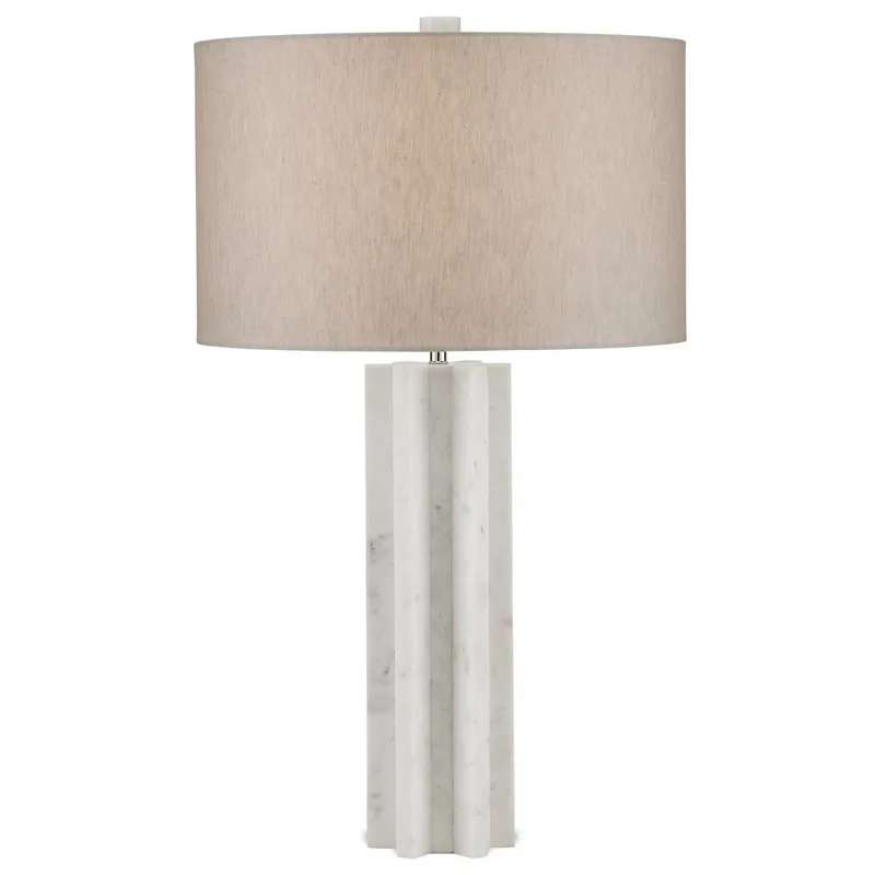 Mercurius Marble Table Lamp - White