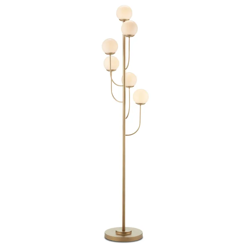 Farnsworth Brass Floor Lamp - Brass