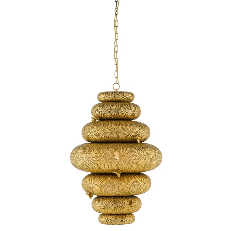 Bee My Honey Gold Chandelier - Antique Brass