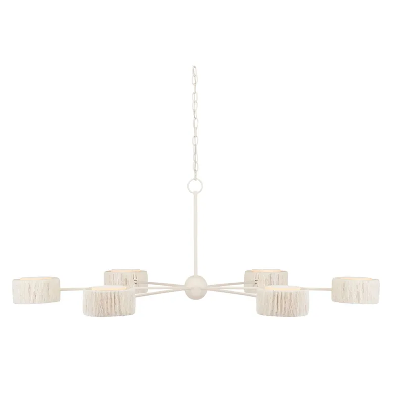 Monreale White Chandelier - White