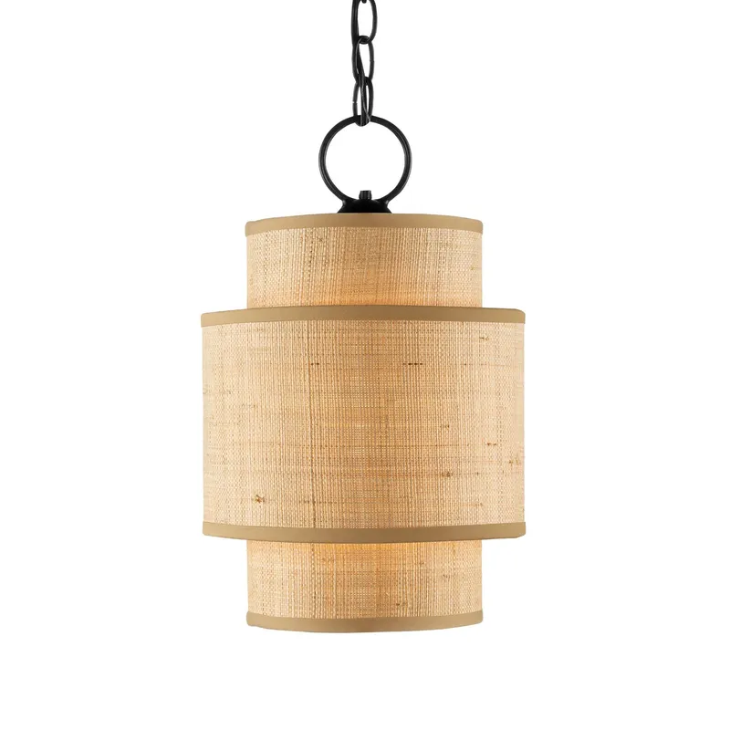 Mathias Natural Pendant - Natural/Satin Black
