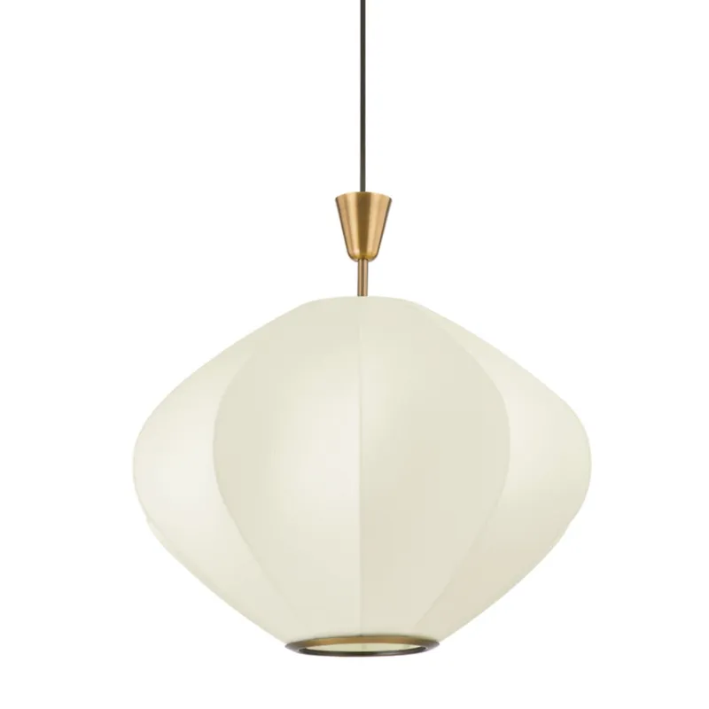 Arden 1-Light Pendant in Patina Brass by Colin King 22W x 21.75H
