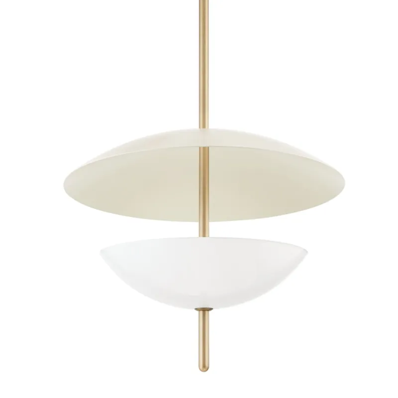 Dion 3-Light Pendant in Patina Brass by Colin King 24W x 20.25H