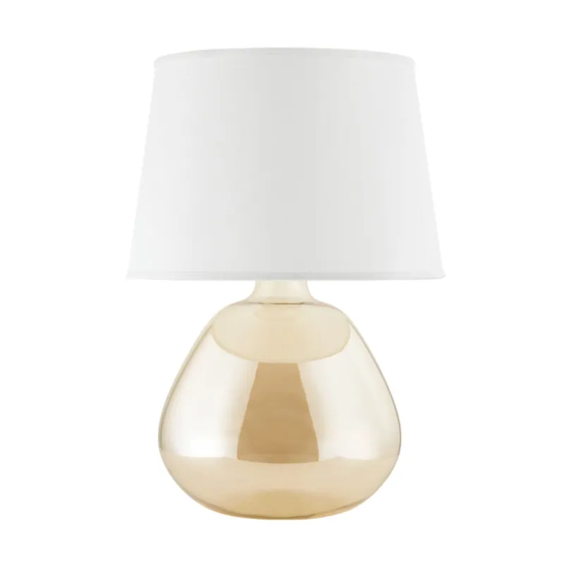 Thea 1-Light Table Lamp in Aged Brass by Zio & Sons 16.25W x 22.75H