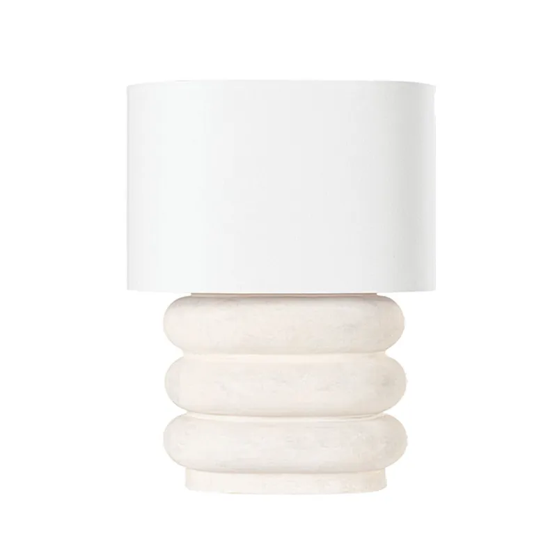 Ewing 1-Light Table Lamp in Aged Brass 18W x 25H