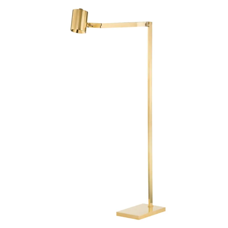 Highgrove 1-Light Floor Lamp in Aged Brass by Mark D. Sikes 25.25L x 7W x 54.25H