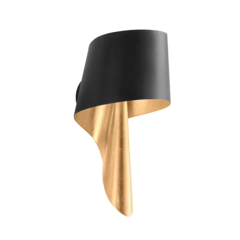 Lucia 1-Light Wall Sconce in Vintage Gold Leaf 9.5W x 16.5H