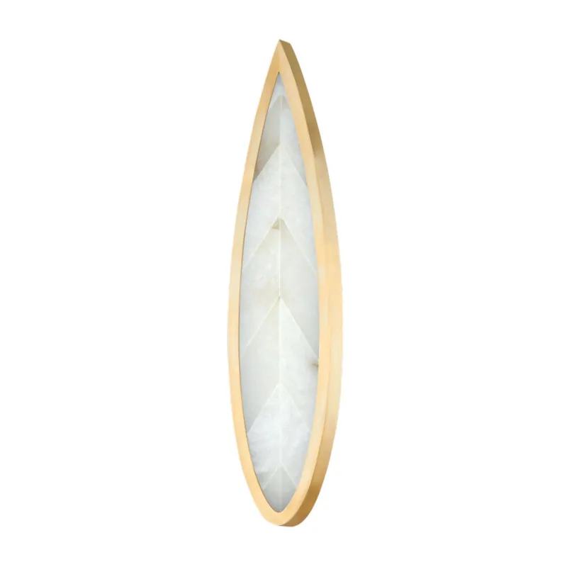 Havasu 1-Light Wall Sconce in Vintage Brass 5.75W x 22.5H