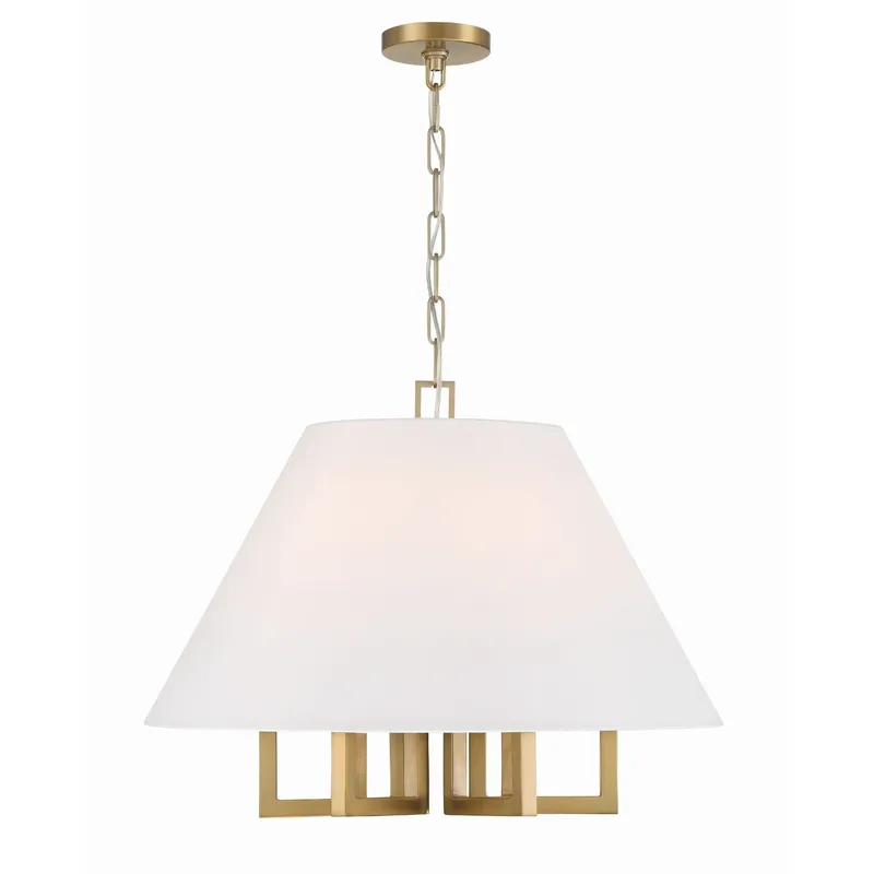 Libby Langdon Westwood 24'' Vibrant Gold Chandelier Gold 24"W x 18.5"H x 24"D
