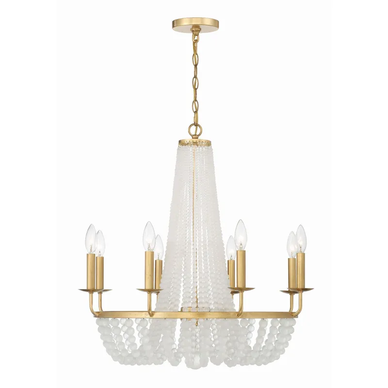Bella 26'' Antique Gold Chandelier Gold 26"W x 26"H x 26"D