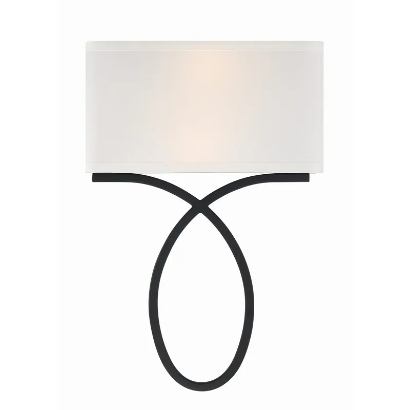 Brinkley 10'' Black Forged Sconce Black 10"W x 15"H x 4"D