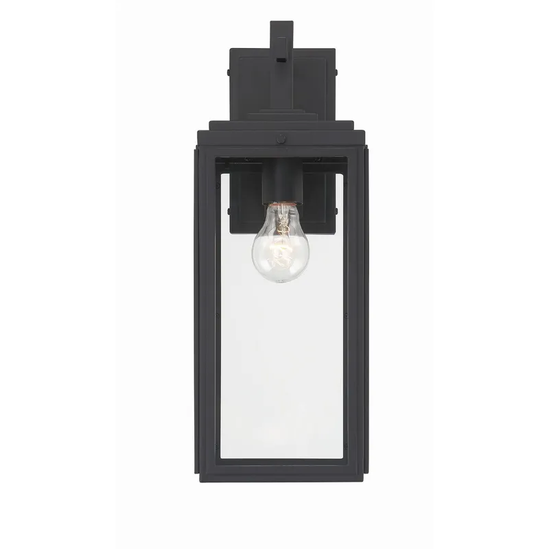 Byron 6.5'' Matte Black Outdoor Sconce Black 6.5"W x 17"H x 7.75"D