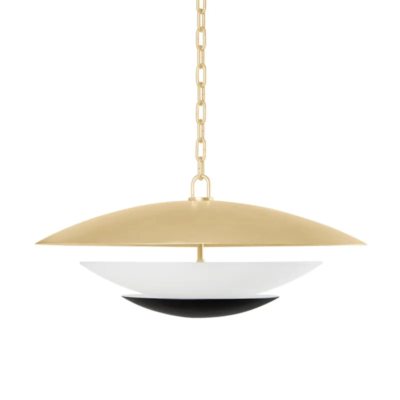 Adara 4-Light Pendant in Vintage Gold Leaf 26.5W x 10.75H