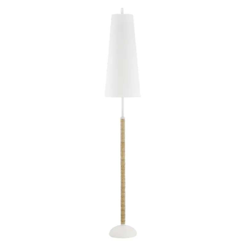 Mariana 2-Light Floor Lamp in Texture White by Megan Molten 11W x 70H