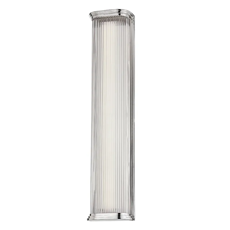 Newburgh 1-Light Bath and Vanity in Polished Nickel 5.25W x 24.5H