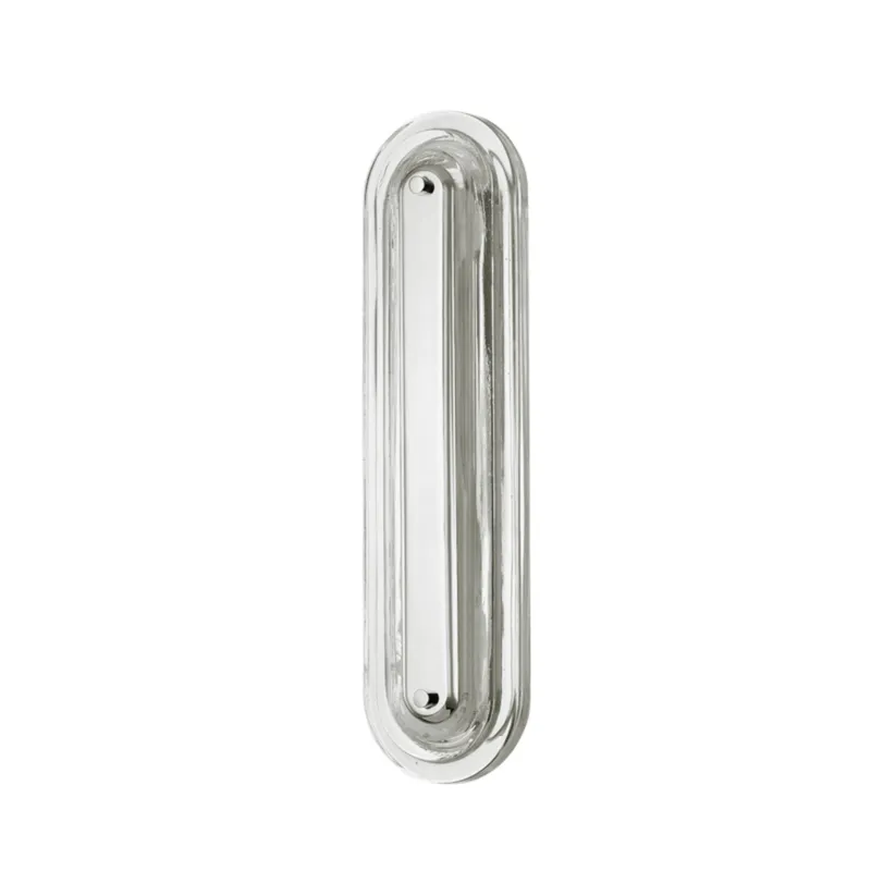 Litton 1-Light Wall Sconce in Polished Nickel by Pembrooke & Ives 5.75W x 21.25H