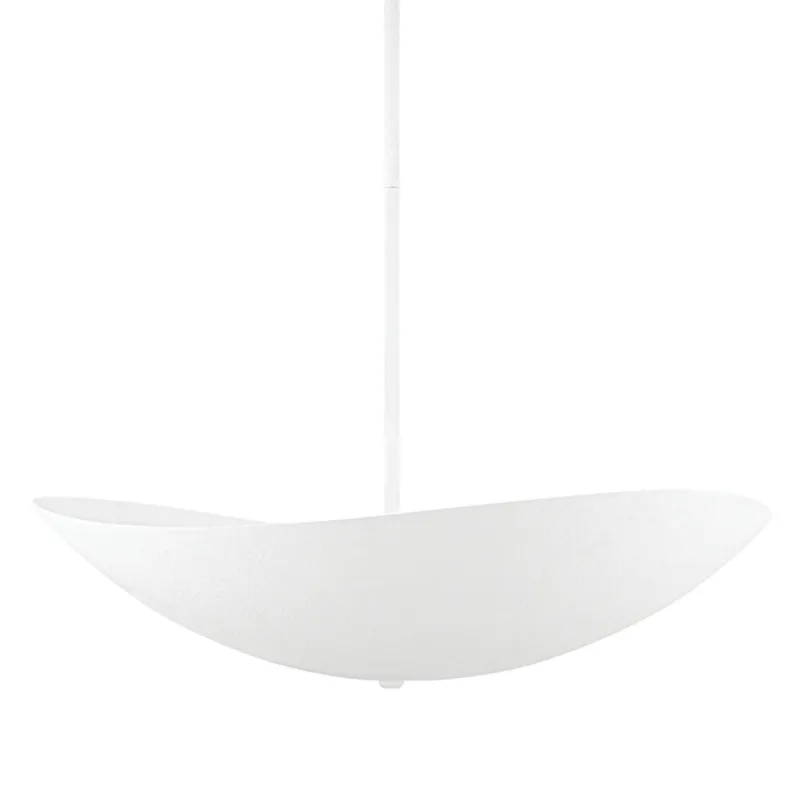 Fabius 8-Light Pendant in White Plaster 36W x 6H