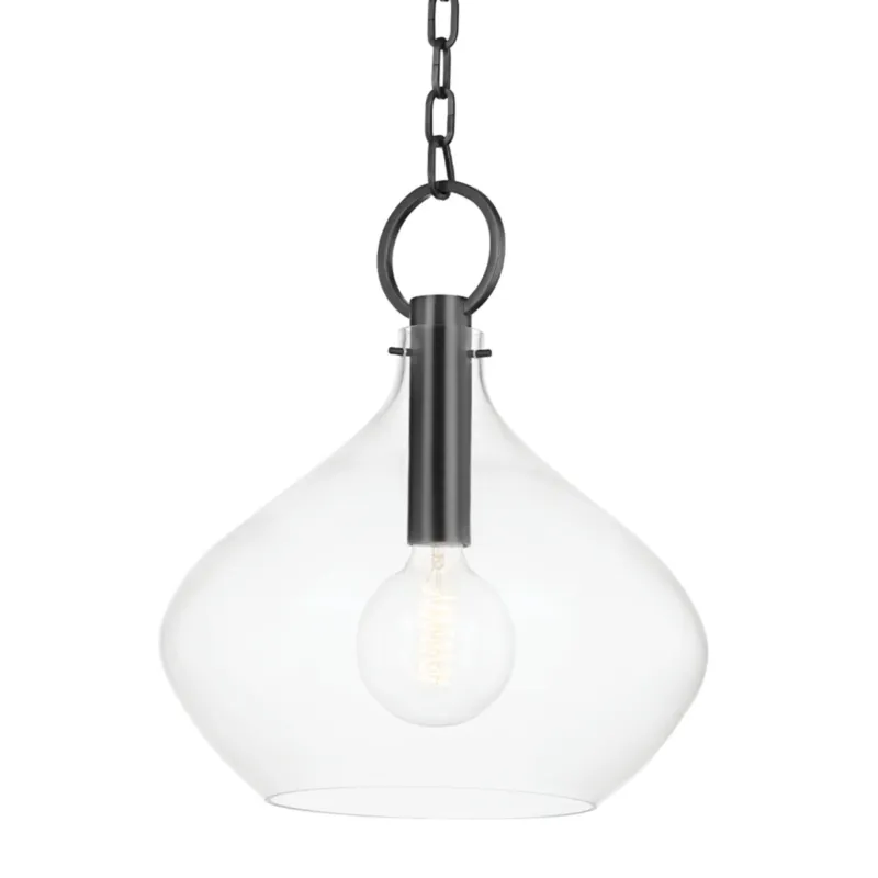 Lina 1-Light Pendant in Old Bronze by Becki Owens 16.75W x 19.5H