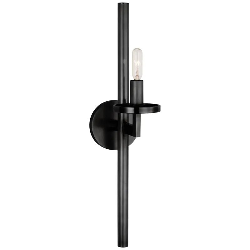 Kelly Wearstler Liaison Single Sconce in Bronze Wall Light W4" x H19"