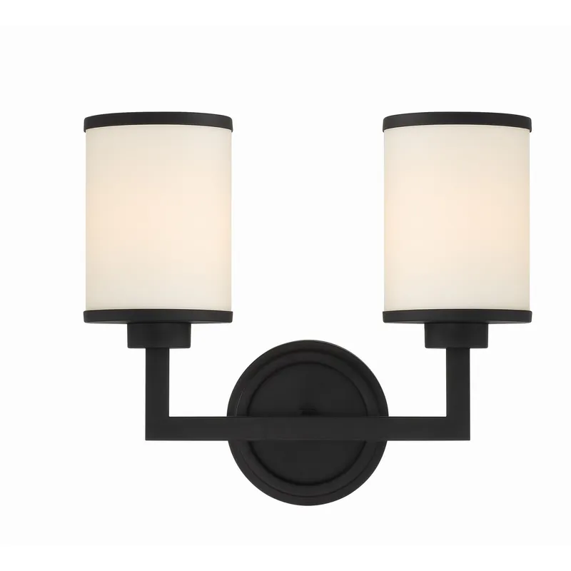 Bryant 14.5'' Black Forged Sconce Black 14.5"W x 12.75"H x 5.75"D