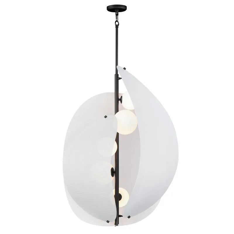 Studio M SM32303SWMW Chips 5-Light Vertical Pendant - Matte White by Mat Sanders