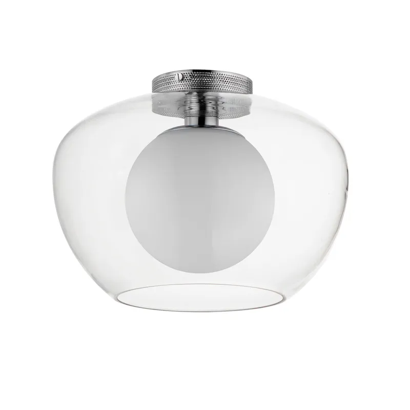 Studio M SM31084CLPC Incognito 14" Surface Mount - Clear/Chrome in Polished Chrome by Mat Sanders